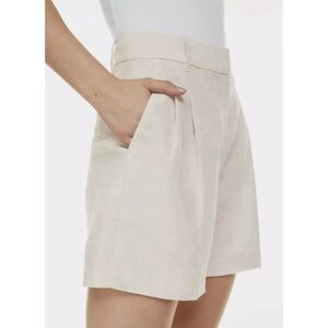 Aritzia Wilfred Shorts Size 00 Natural Ecru Mid-Thigh The Effortless Linen Blend